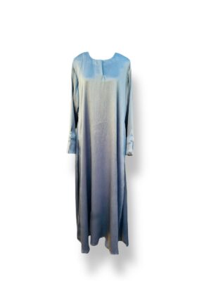 Aqua Slit Sleeve Abaya