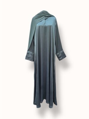 AQUA SLIT SLEEVE ABAYA