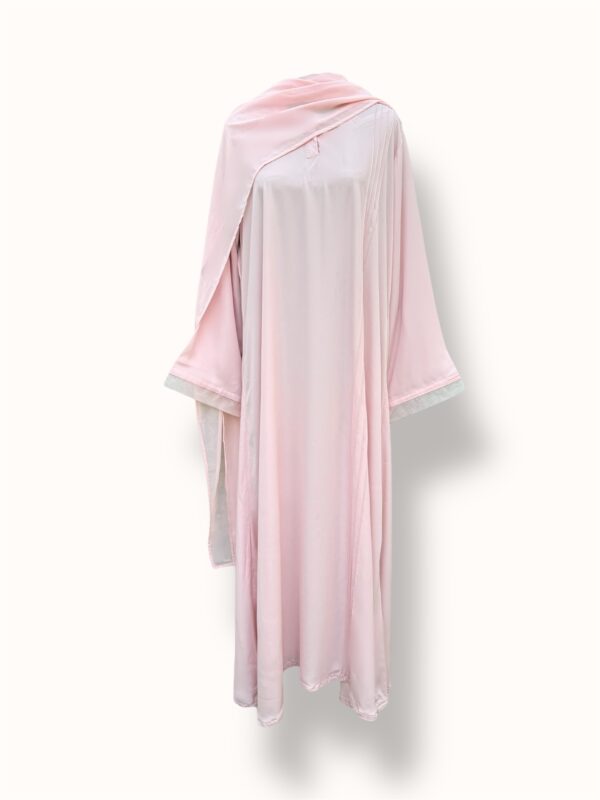 BLUSH PLAIN ABAYA