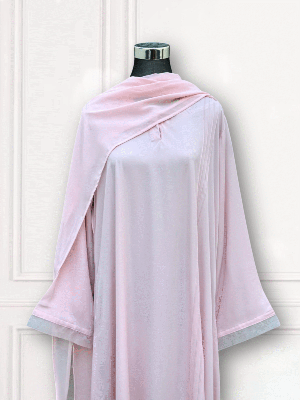 BLUSH PLAIN ABAYA