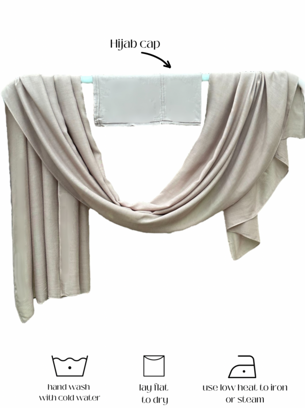 SMOKEY TAUPE MODAL HIJAB SET