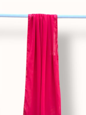 CRIMSON RED CHIFFON HIJAB