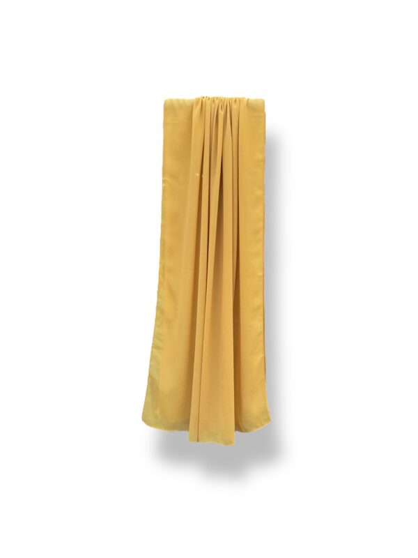 Mustard Gold Chiffon Hijab