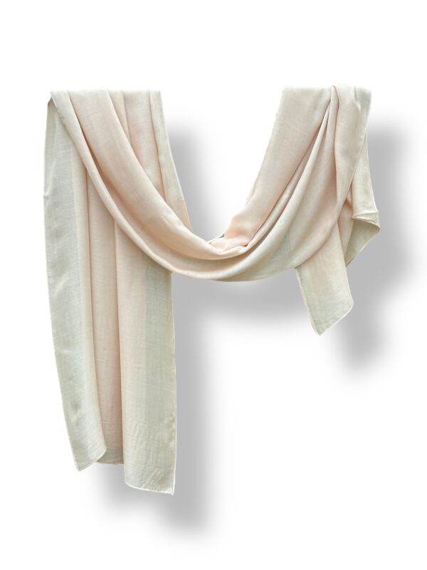 Soft Beige Modal Hijab Set